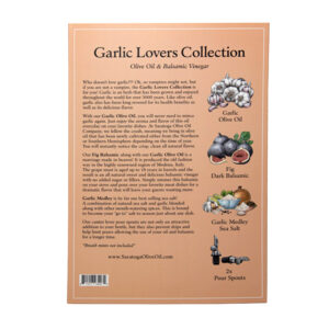 garlic lovers collection back view