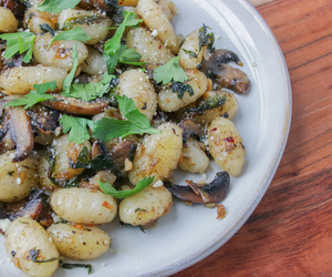 Mushroom gnocchi